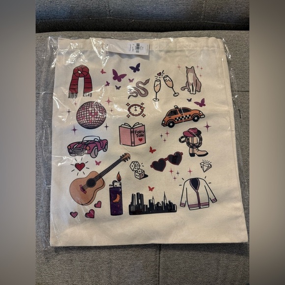 Music Graphic Tote Bag - Picture 2 of 5